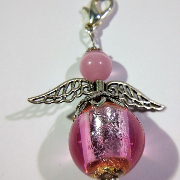 Thumbnail for Engel aus Muranoglas rosa